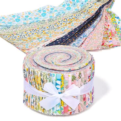 Snapklik Jnenery Jelly Roll Fabric Strips For Quilting Jelly