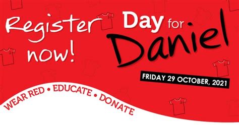 Day For Daniel On Friday 29 October - Aussie Childcare Network