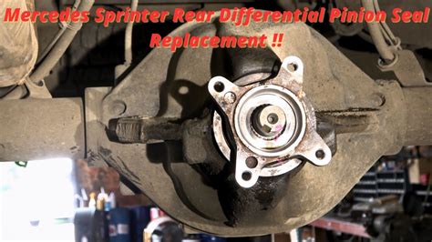 Mercedes Dodge Sprinter Rear Differential Pinion Seal Replacement