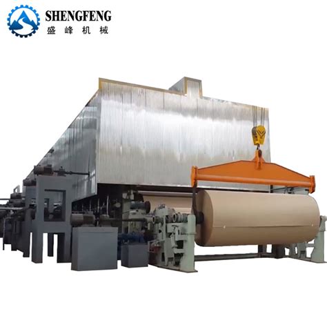 Micro Corrugated Paper Machine Kraft Paper Mill Machinery China