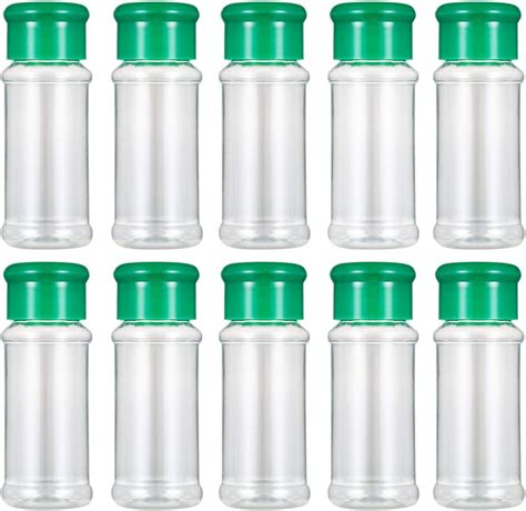 Amazon BESTONZON Plastic Spice Jar 12pcs Salt Pepper Shakers