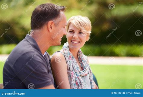 Romantic Reminiscence. a Mature Couple Enjoying the Outdoors Together