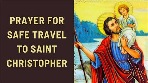 Prayer To St Christopher