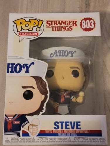 Funko Pop Stranger Things Season Steve With Ice Cream Cone Vinyl