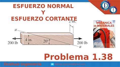 Esfuerzo Normal Y Cortante MecÁnica De Materiales Hibbeler