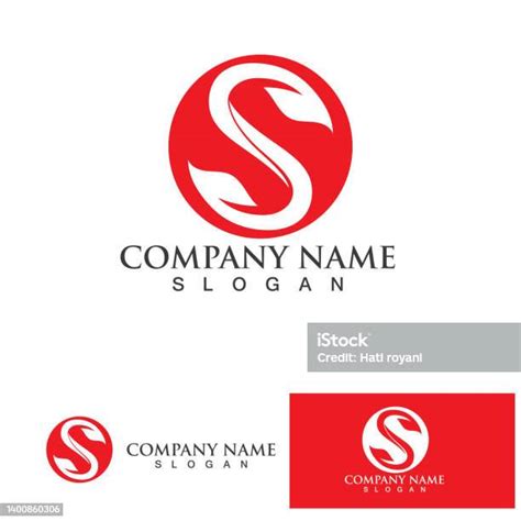 Vektor Desain Logo Surat Perusahaan S Business Ilustrasi Stok Unduh