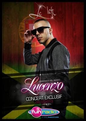 Lucenzo : concert exclusif ! Samedi 09 mars 2013 - Soirée au Metropolis