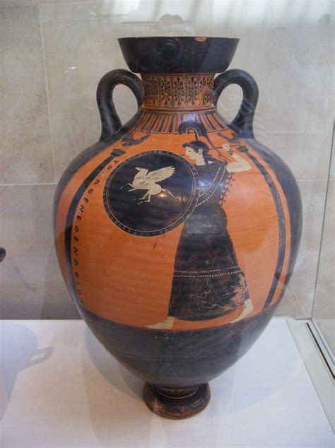 Panathenaic Prize Amphora Athena Greek Attic Black Figu Flickr