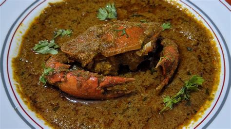 Crab Masala Curry Recipe Easy Indian Style Crab Curry