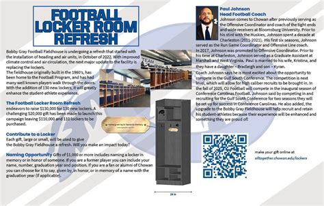 Chowan University Football Launches Locker Room Refresh Project ...