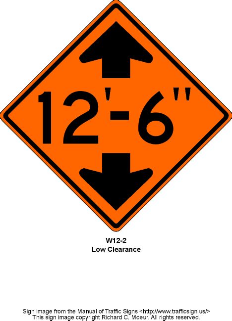 Manual Of Traffic Signs W12 Series Signs