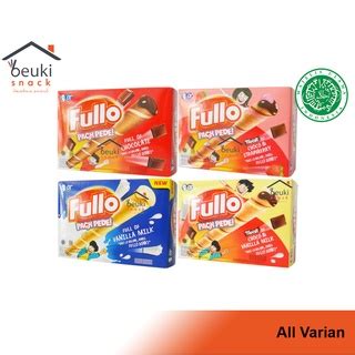 Jual BOX Fullo Pack Full Vanilla Milk Wafer Roll Rasa Susu Vanila Halal