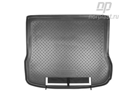 Коврик в багажник с фартуком, полиуретановый Norplast на Audi Q5 8R ...