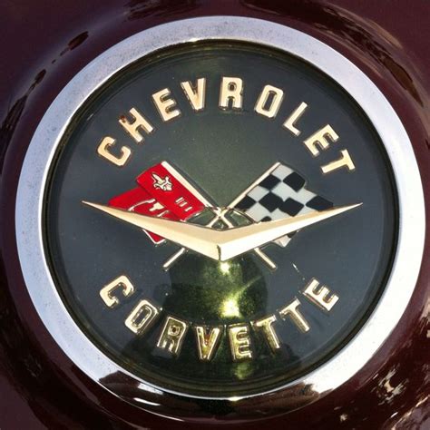 Original Corvette Emblem Emblemas Autos Autos Clasicos