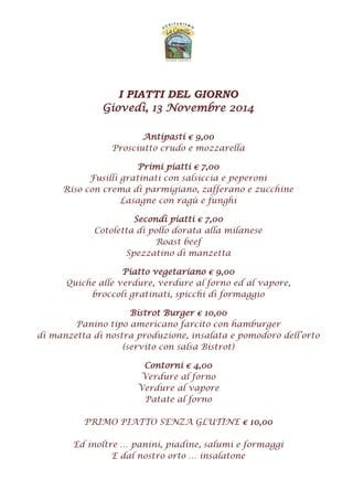 Menu Bistrot PDF