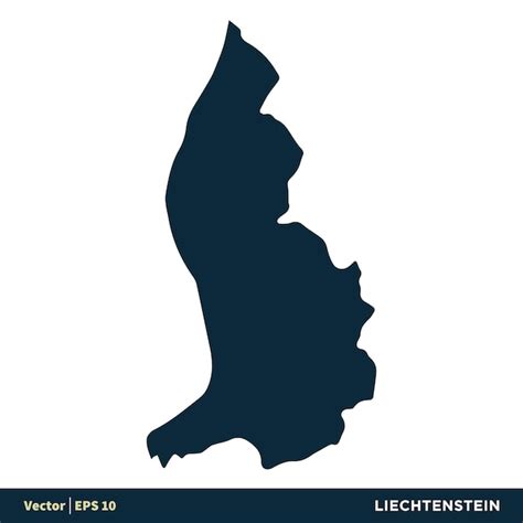 Premium Vector Liechtenstein Europe Countries Map Vector Icon