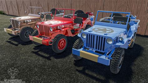 Jeep Willys 4X4 V1 0 FS19 Mod FS25 Mods FS22 Mods