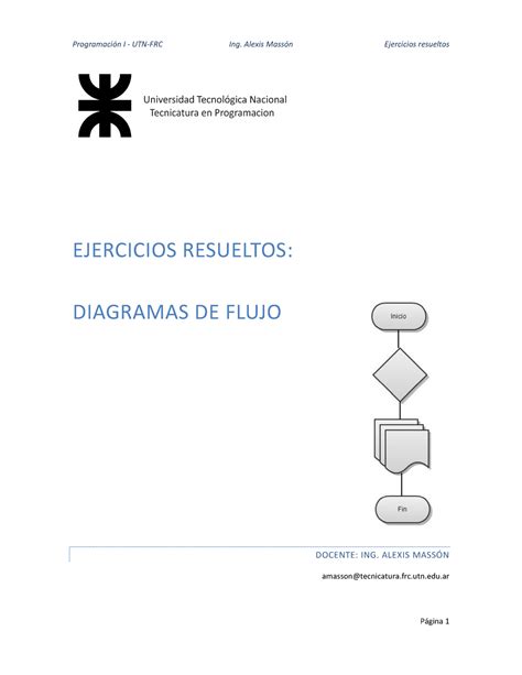 Ejercicios Resueltos Diagramas De Flujo Docente Ing Alexis Massón