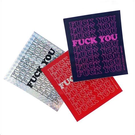 Supreme シュプリーム SUPREME x HYSTERIC GLAMOUR ヒステリックグラマー Fuck You Sticker ステッカー