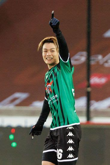 Cercles Ayase Ueda Celebrates After Scoring Editorial Stock Photo