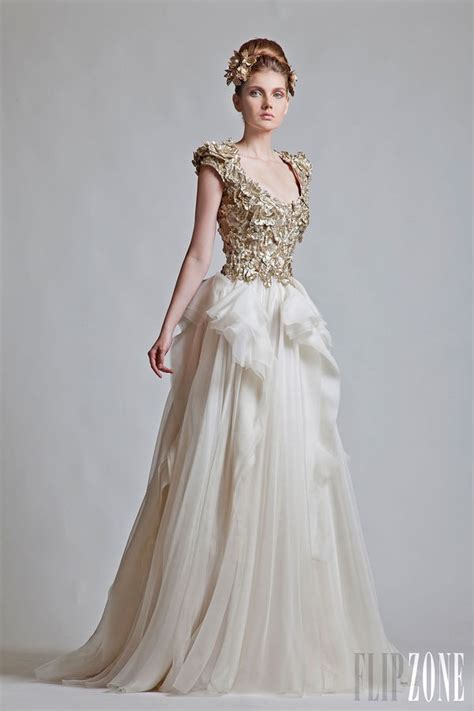 Krikor Jabotian Couture Ss 2013 14 Wedding Dress Inspiration Vintage