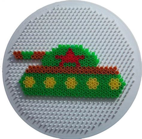 Танк из термомозаики | Схемы и Узоры