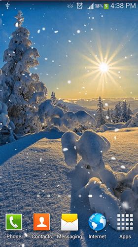 Winter Snow Falling Screensavers Free