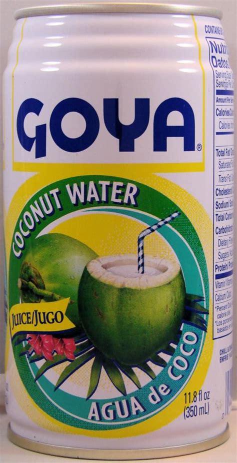 Goya Coconut Juice 350ml Coconut Water Agua United States