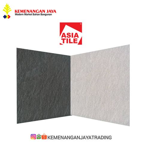 Jual KERAMIK Asia Tile Oscar Black Oscar Grey 40x40 OSCAR BLACK