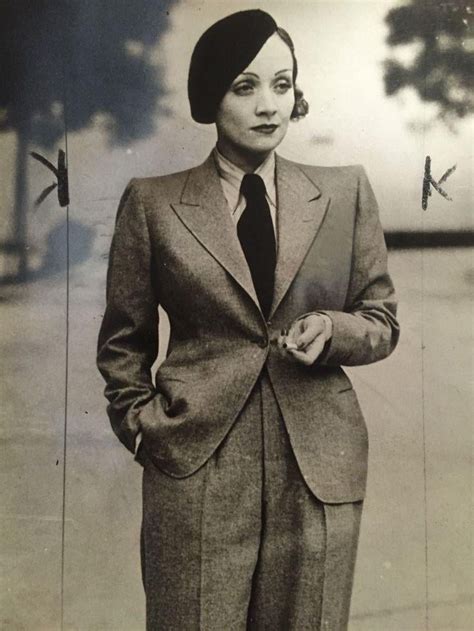 Marlene Dietrich Dress 1930 Marlene Dietrich The Queen Of Androgyny