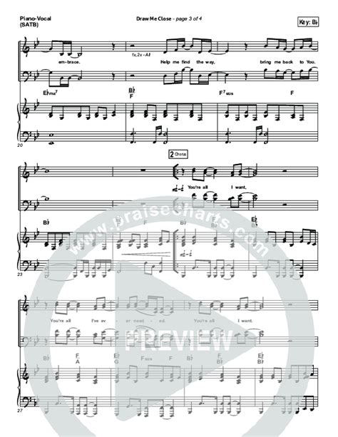 Draw Me Close Sheet Music PDF (Michael W. Smith) - PraiseCharts