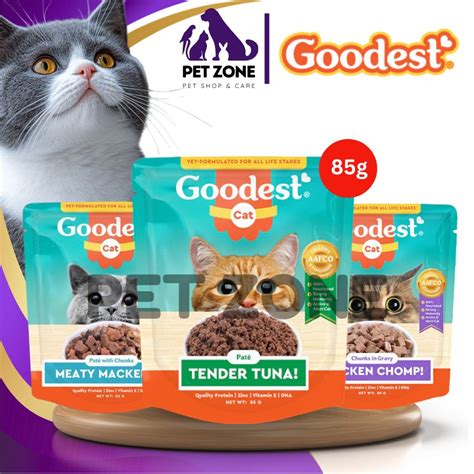 goodest cat wet food pouch  stages adult kitten cats healthy
