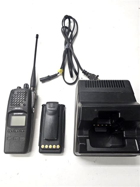 Harris Xg Dpxg Pb B Mhz P Trunking Two Way Radio W