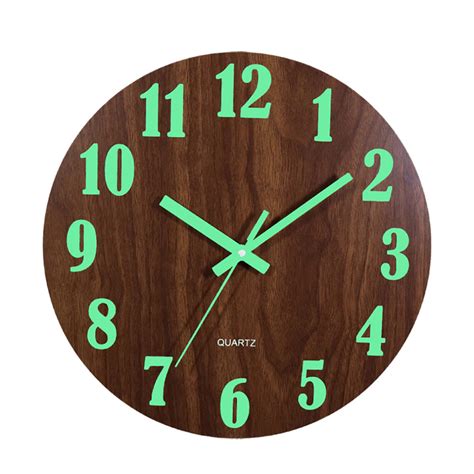 Horloge Murale Lumineuse En Bois Ma Petite Horlogerie