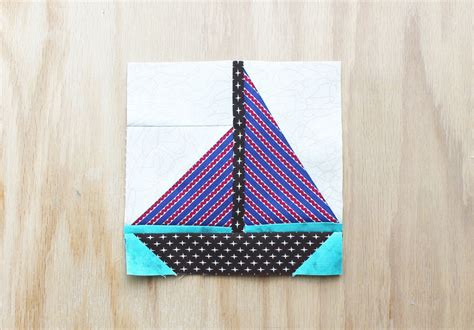 Summer Sewalong Sailboat Block Sailboat Pattern Blocks Quilt Blocks