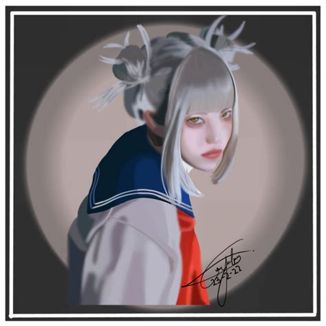 Toga Himiko Cosplay Realistic Drawing Ibispaint