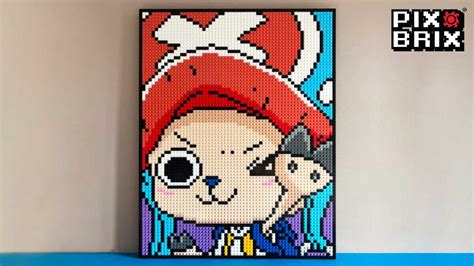 One Piece Tony Tony Chopper Pixel Art Pix Brix Instructions Youtube