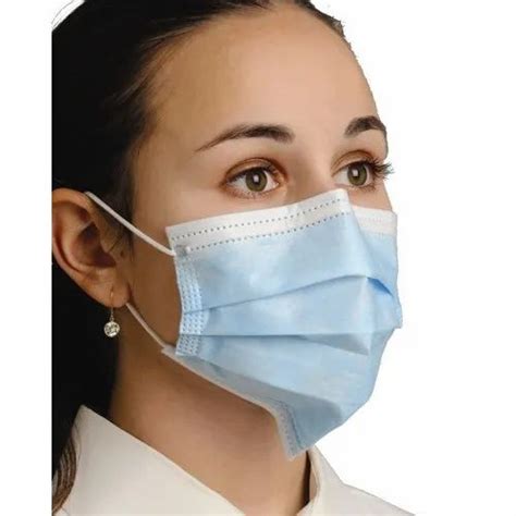 Blue PP Non Woven Disposable Face Mask For Laboratory Use At Rs 1 5 In