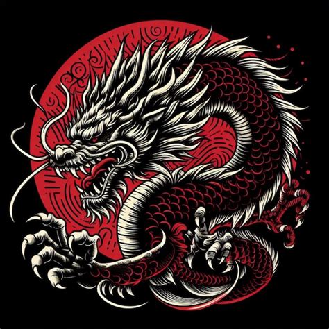 Premium Vector Dragon Vector Illustration