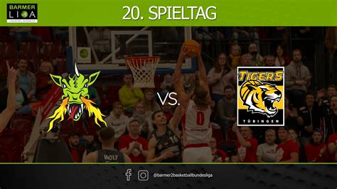 ProA Artland Dragons vs Tigers Tübingen Video Sportdeutschland TV