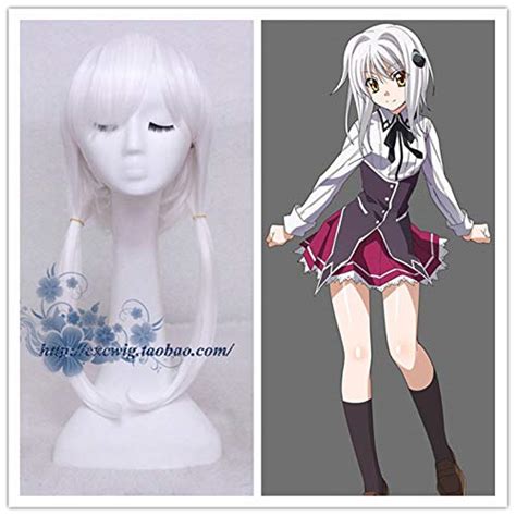 Ahjsn High School Dxd Koneko Toujou 55cm Long White Heat Resistant Hair Cosplay