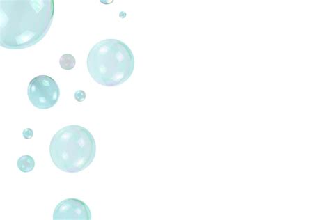 Premium Photo | Soap bubbles isolated on a white background