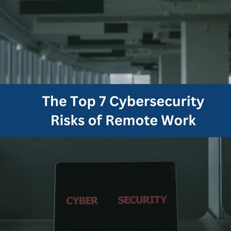 Secure Remote Work: Mitigating Top 7 Cybersecurity Risks