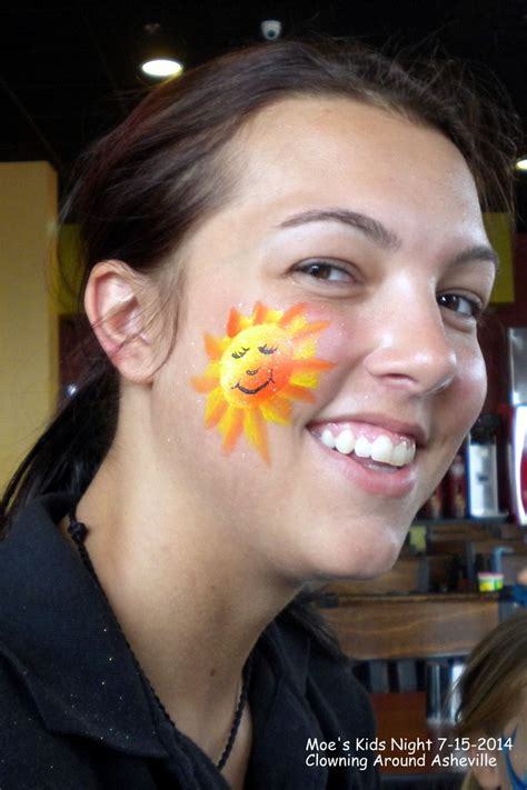 Smiley Sun: Face Painting Fun