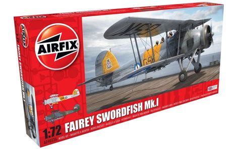 172 Model Kit Fairey Swordfish Mki Airfix Free Shipping