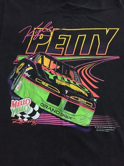 Kyle Petty Nascar Mello Yello Vintage T Shirt Hanes Melloyello