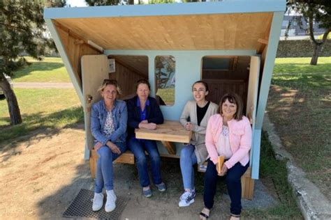 Baie de Saint Brieuc des cabanes étape installées dans ce camping de