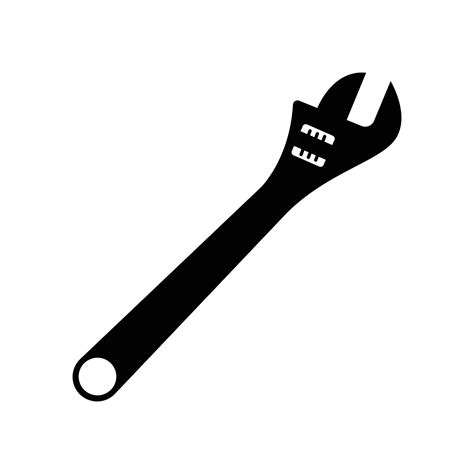 Wrench Clip Art Black And White