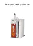 Millipore Advantage A10 Manual