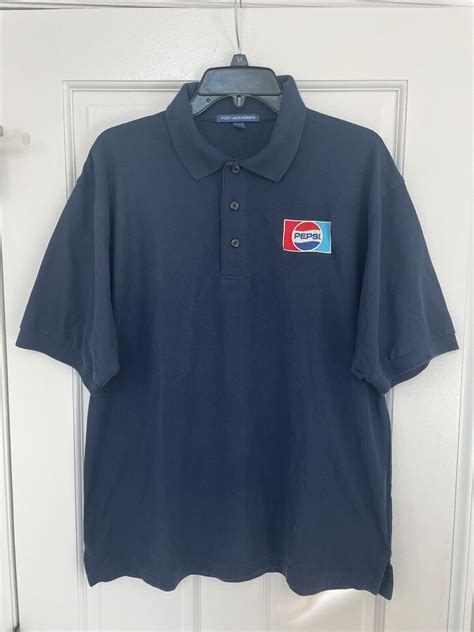 Pepsi Co Employee Uniform Embroidered Polo Shirt Por Gem